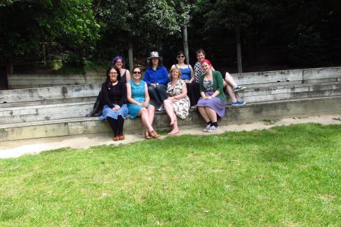 WSBN picnic attendeees! L-R Teresa, Laura, Mel, Alison, Juliet, me, Sandra M, Sophie-Lee