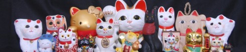 Lots of lucky cats!